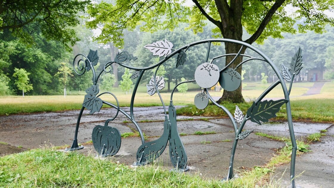 City of Lansing Adds New Public Art Pieces to Hunter’s Park and Allen Neighborhood Center