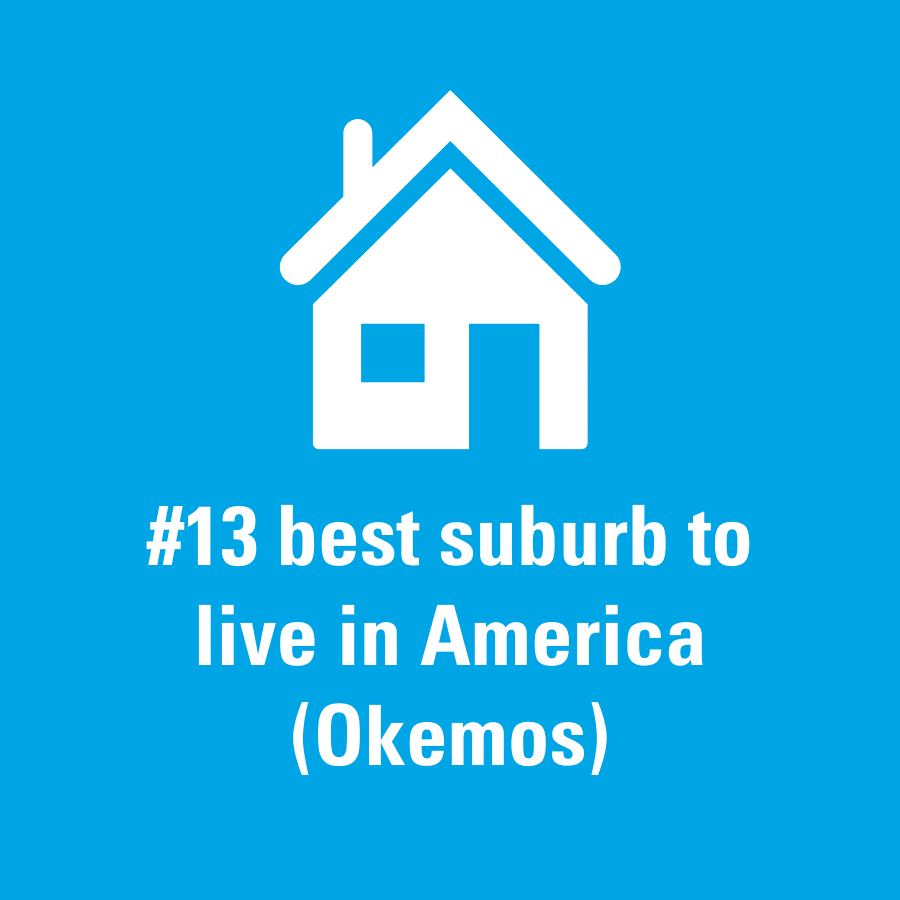 #13 best suburb to live in America (Okemos)