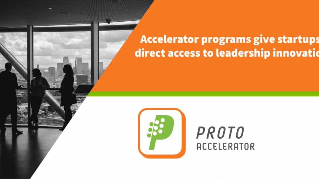 Accelerator programs give startups direct access to leadership innovation
