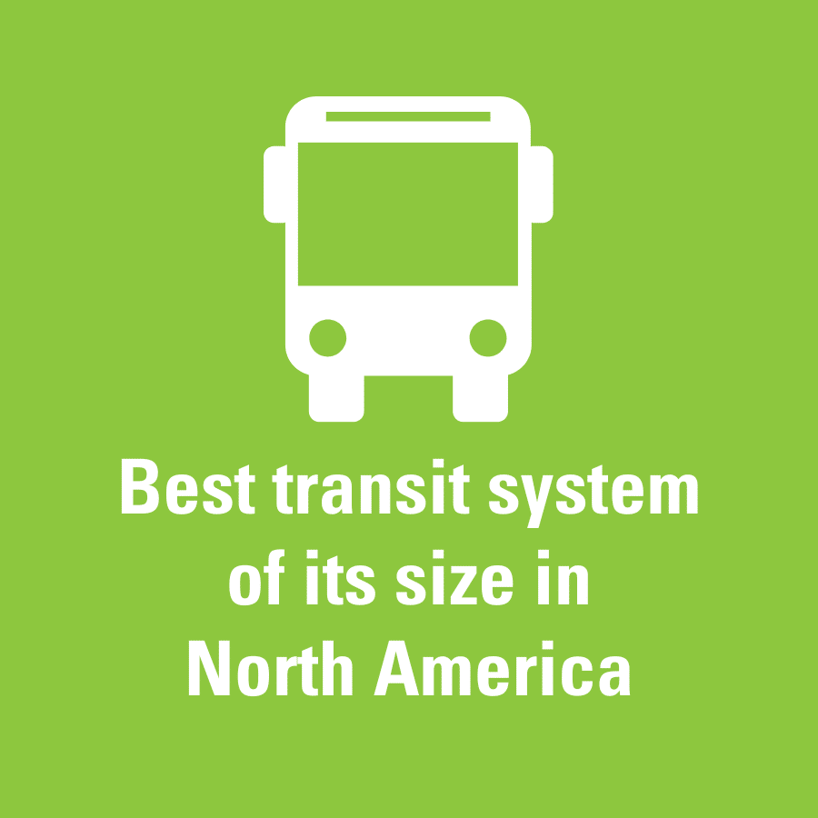 Best transit system of its size in North America